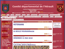 Tablet Screenshot of cd34petanque.com